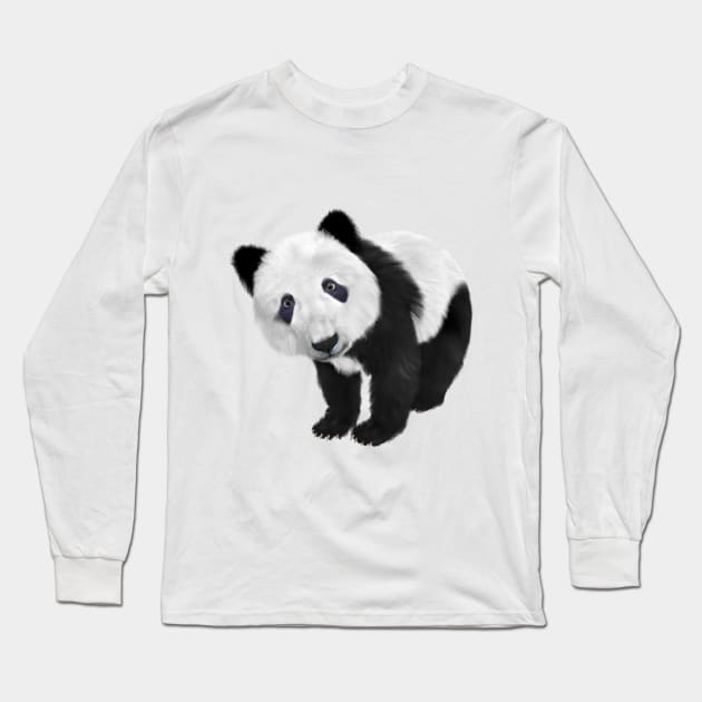 Panda Long Sleeve T-Shirt by CavaloBiianco